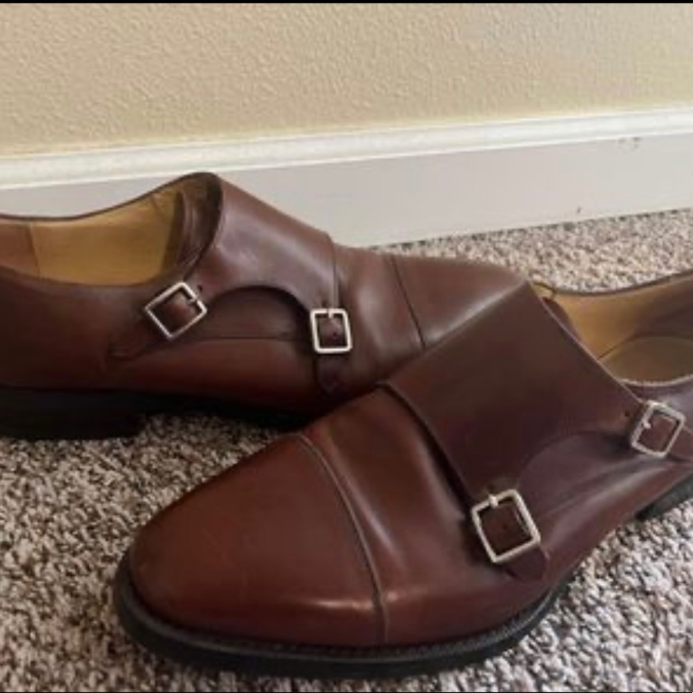 Jack Erwin Loafers, Brown, Size 10 M